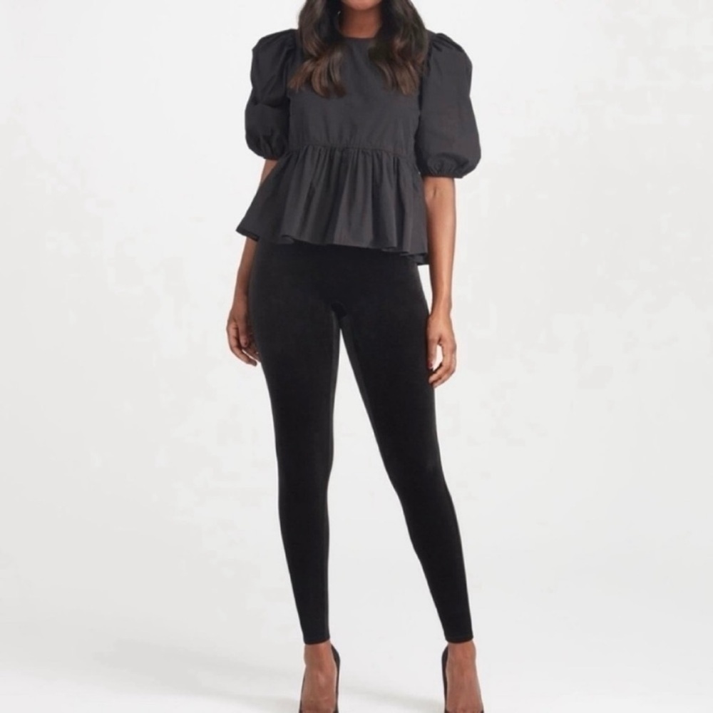SPANX Black Velvet Legging - Picture 3 of 15